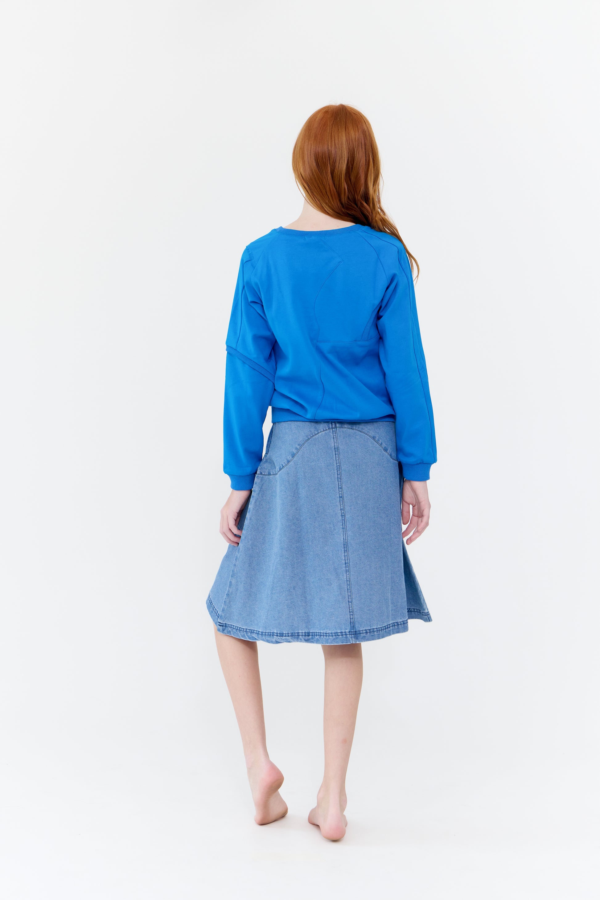 Monica Denim Skirt - Blue