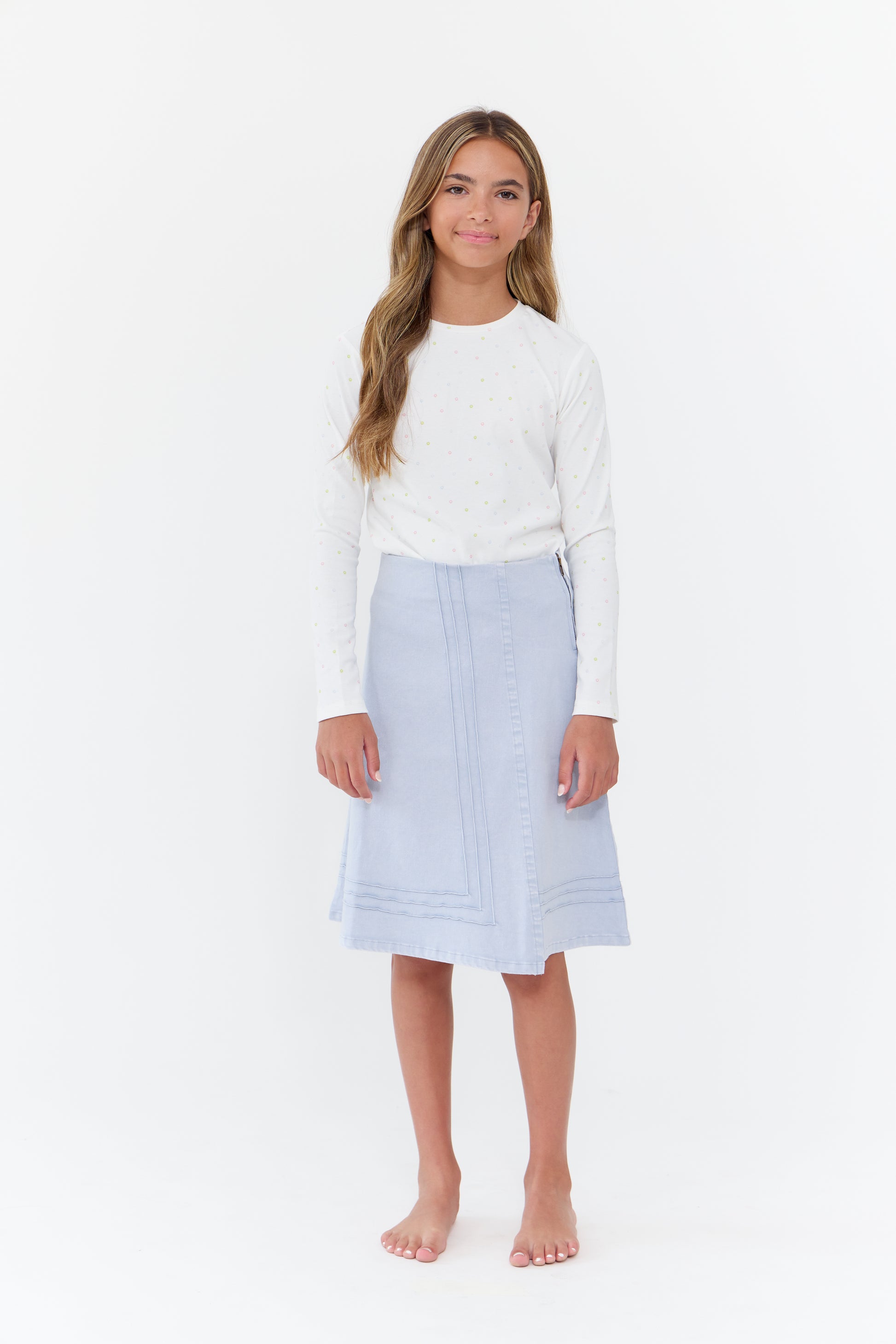 Jessica Denim Skirt - Blue