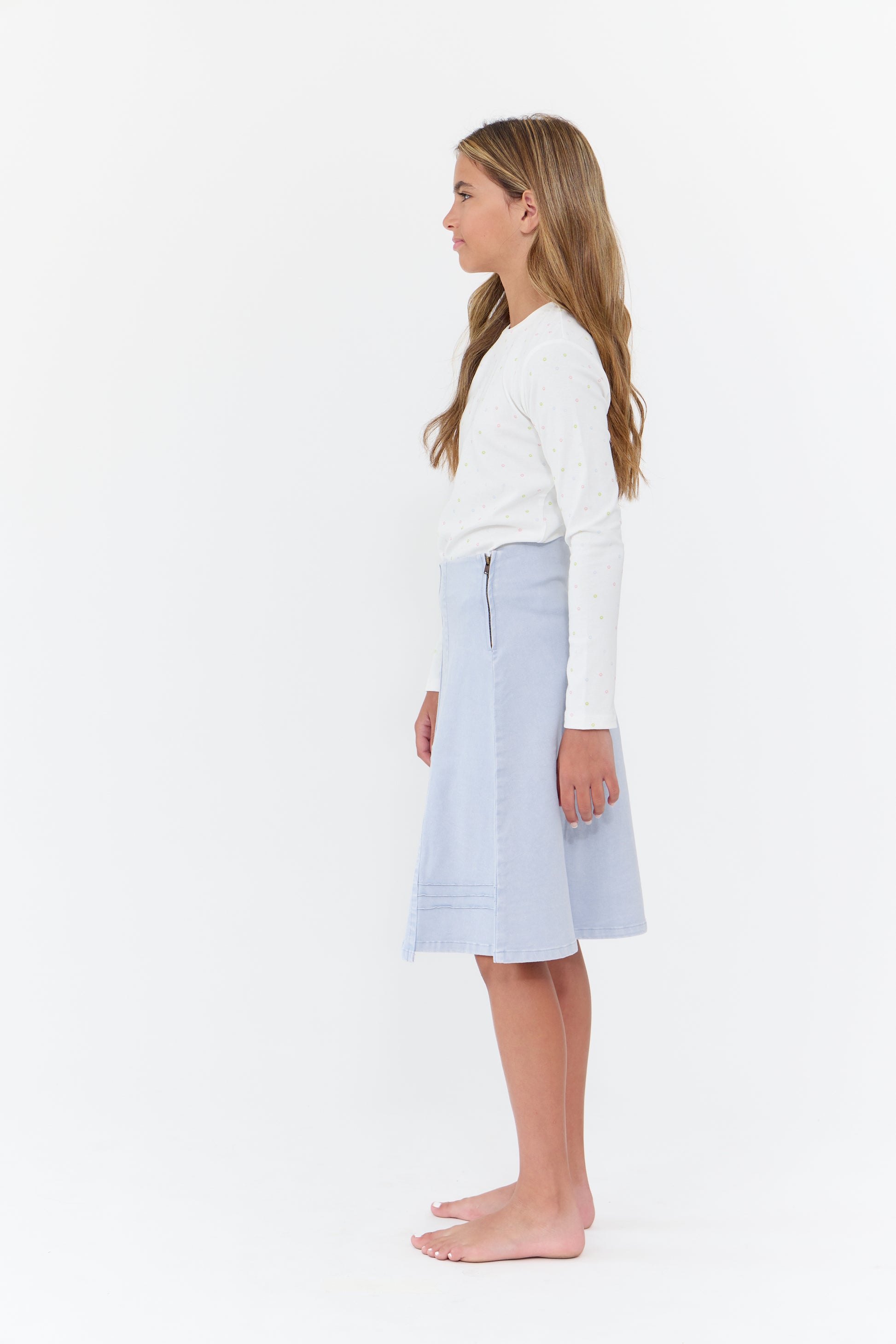 Jessica Denim Skirt - Blue