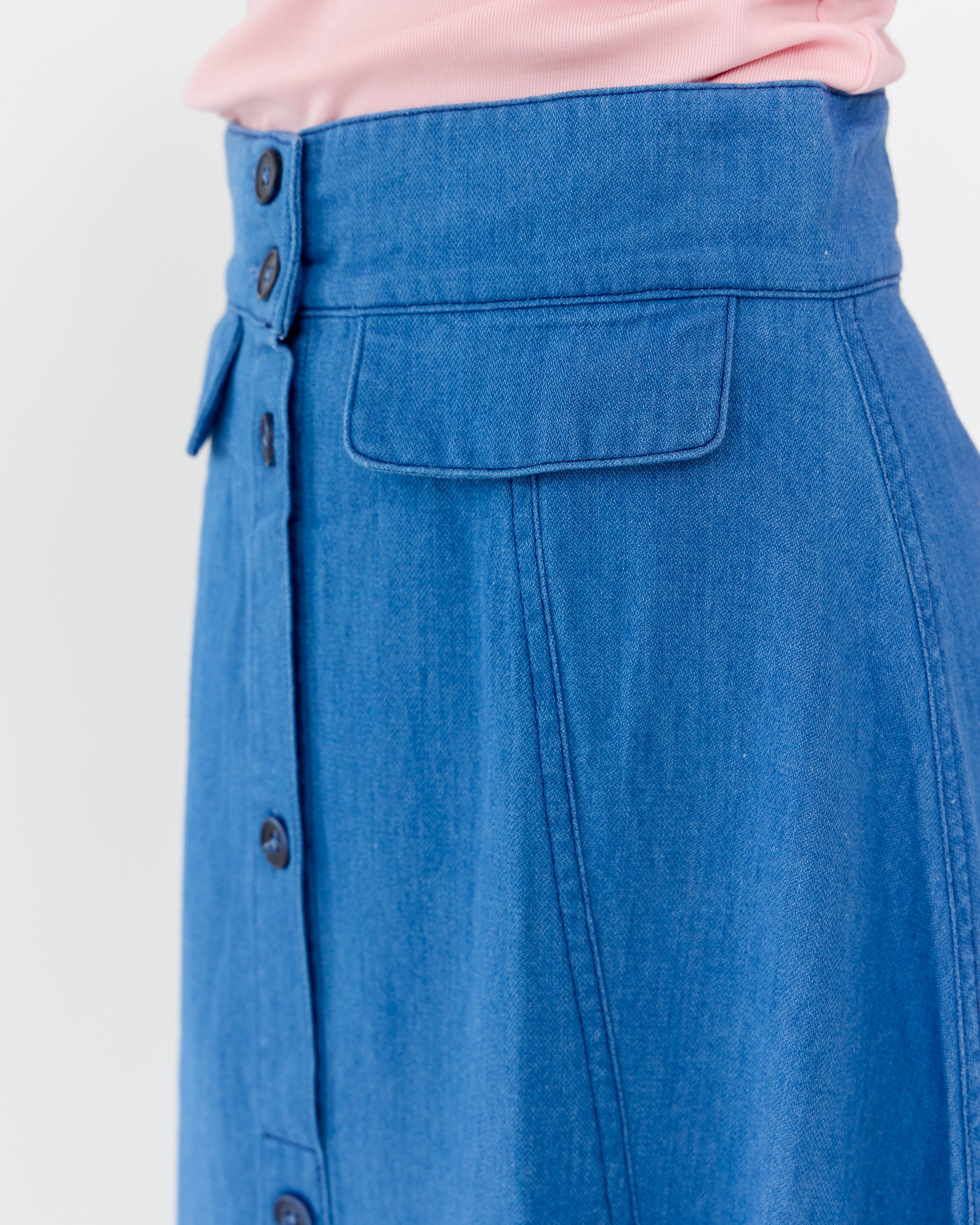 Lesli Maxi Skirt - Light Blue