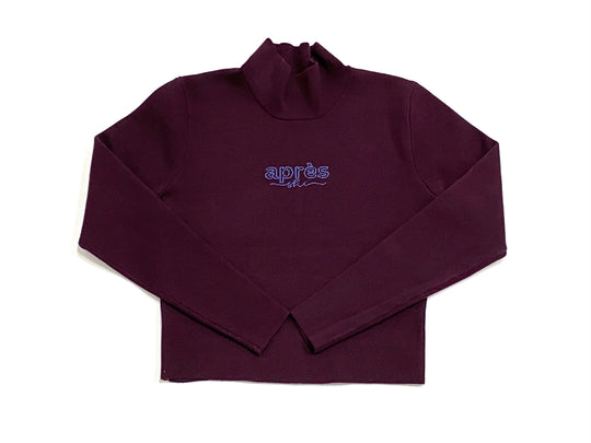 Alya Turtleneck - Black Cherry