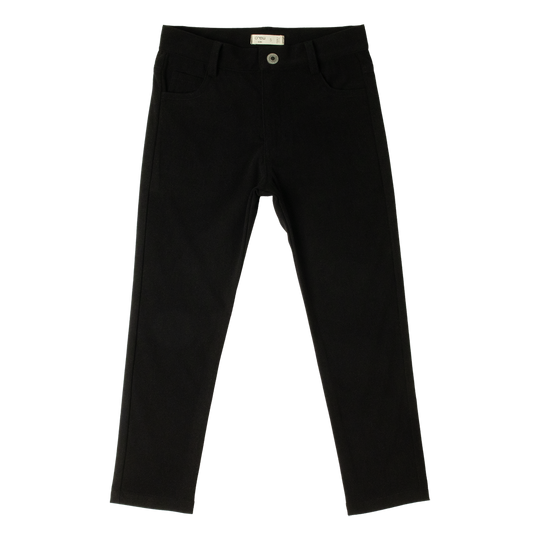 Suede Slim Stretch Pant AW25 - Black