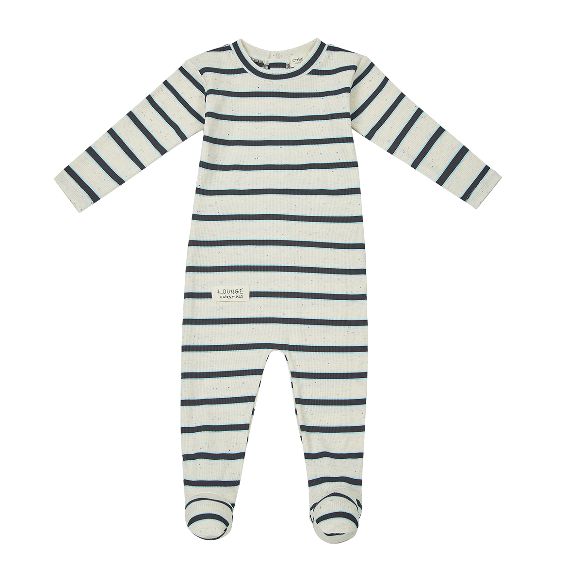 Lane Speckled Footie - Blue