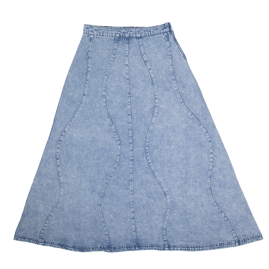 Piper Maxi Skirt - Blue