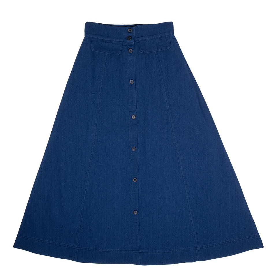 Lesli Maxi Skirt - Blue