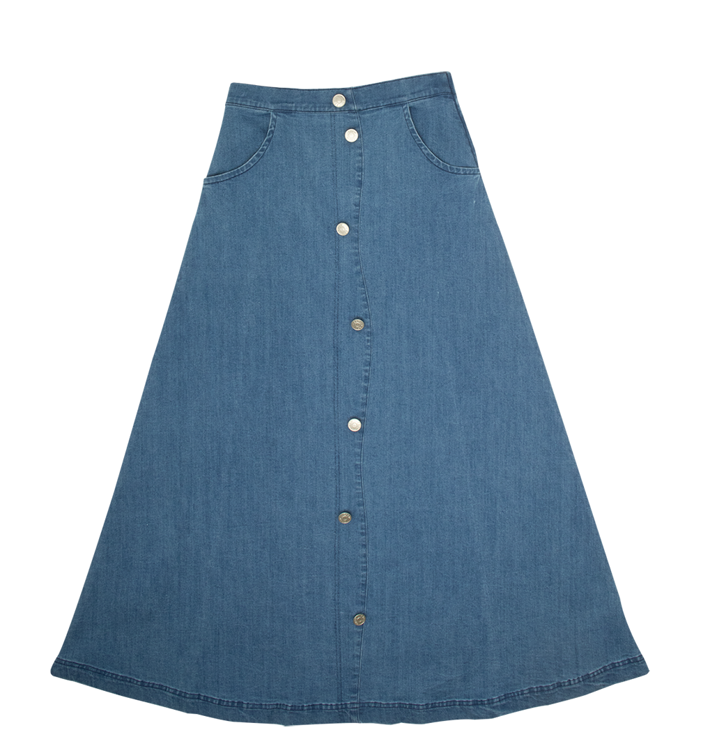 Aubrey Maxi Skirt - Blue