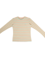 Leora Stripe Tee - Red