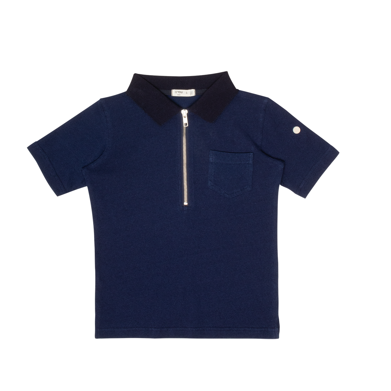 Benny Zipper Polo - Blue