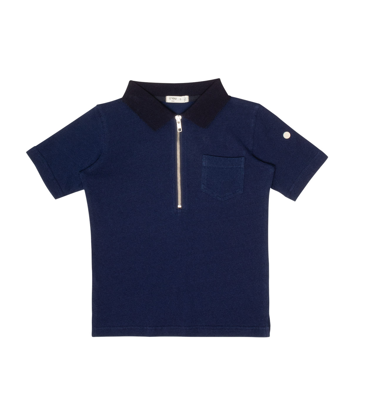 Benny Zipper Polo - Blue