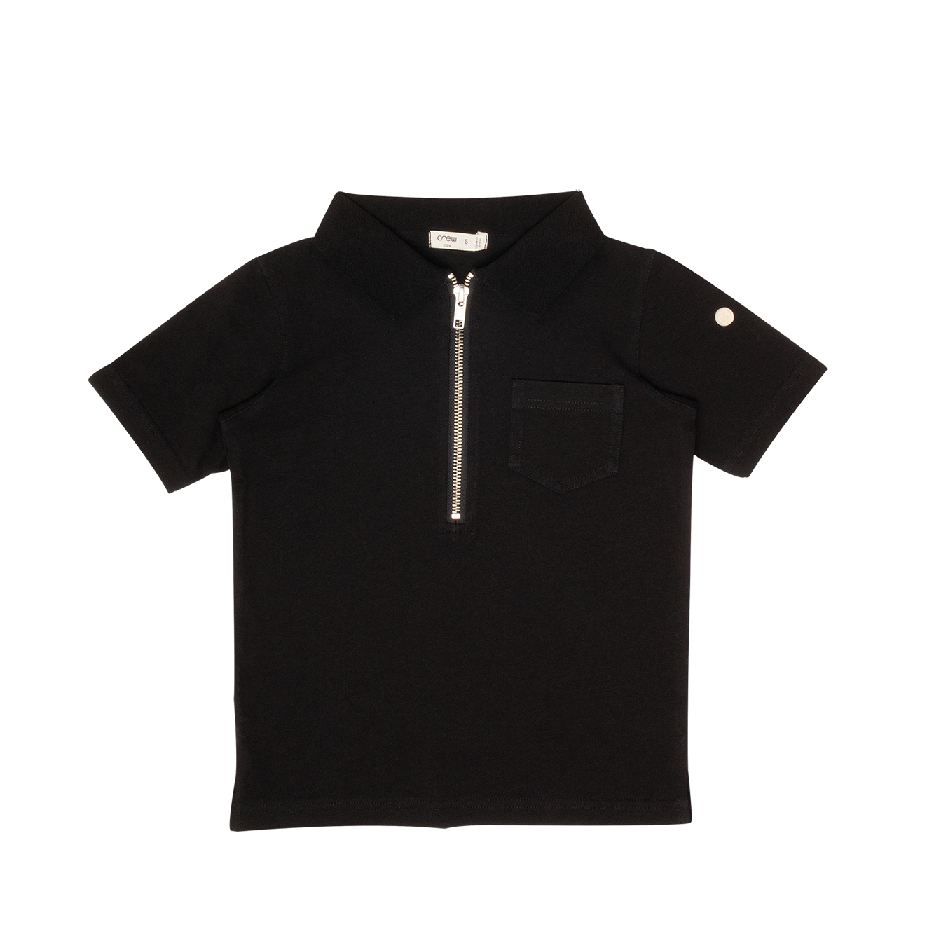 Benny Zipper Polo - Black