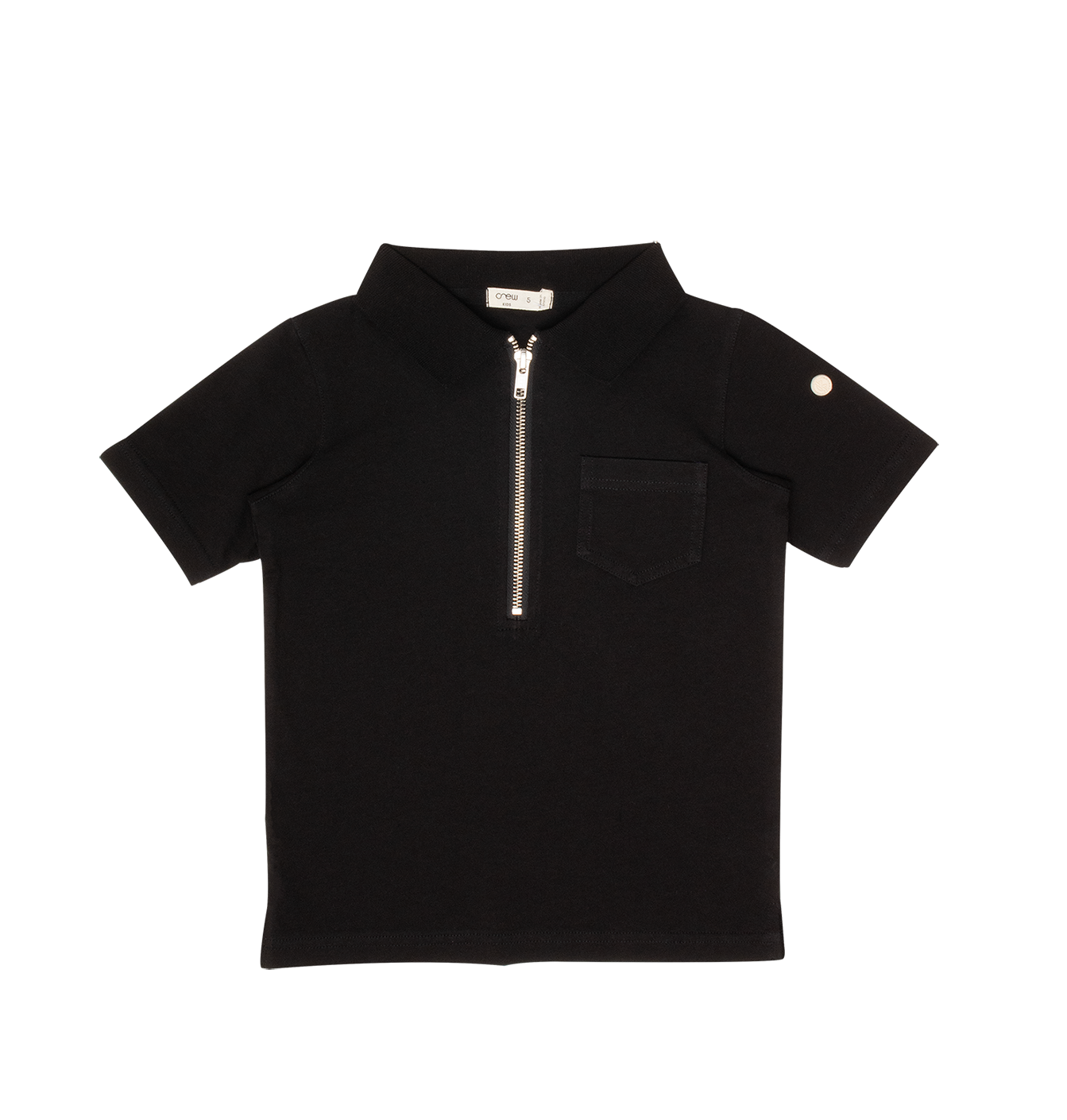 Benny Zipper Polo - Black
