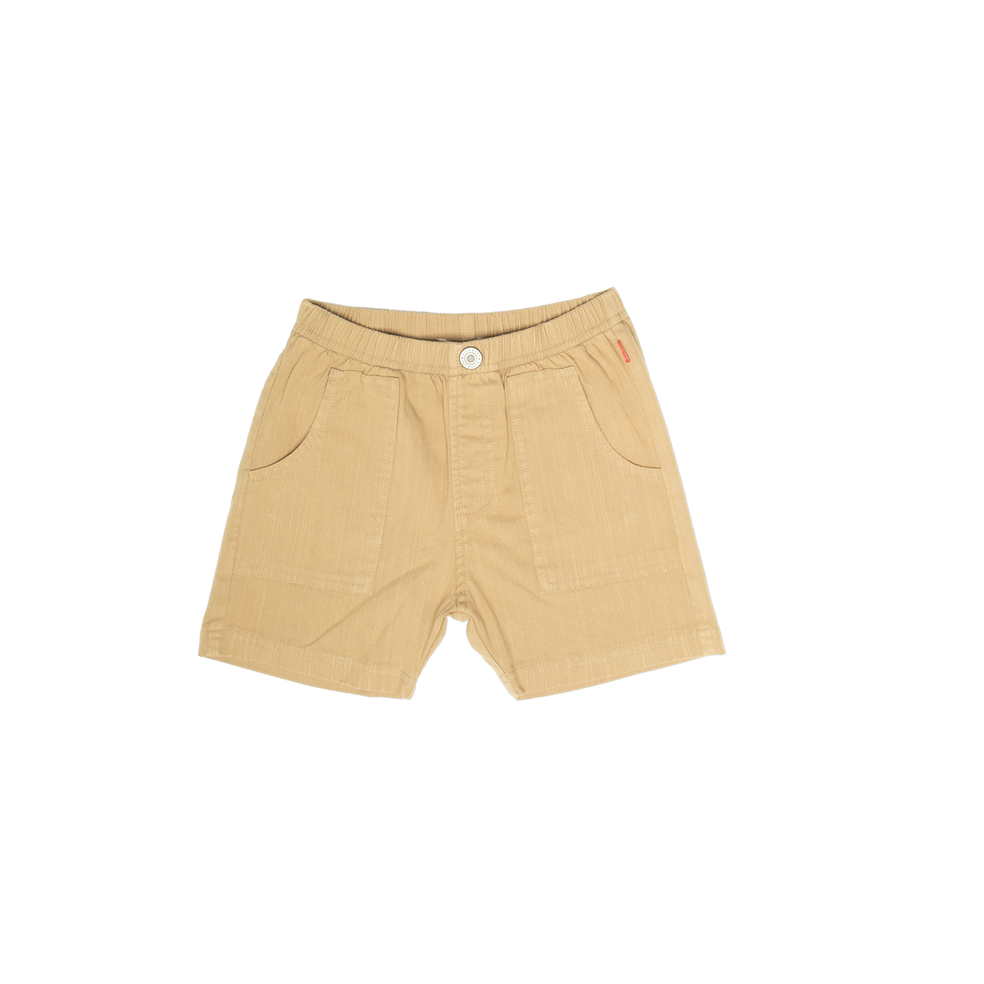 Pull-On Washed Chino Shorts - Sand