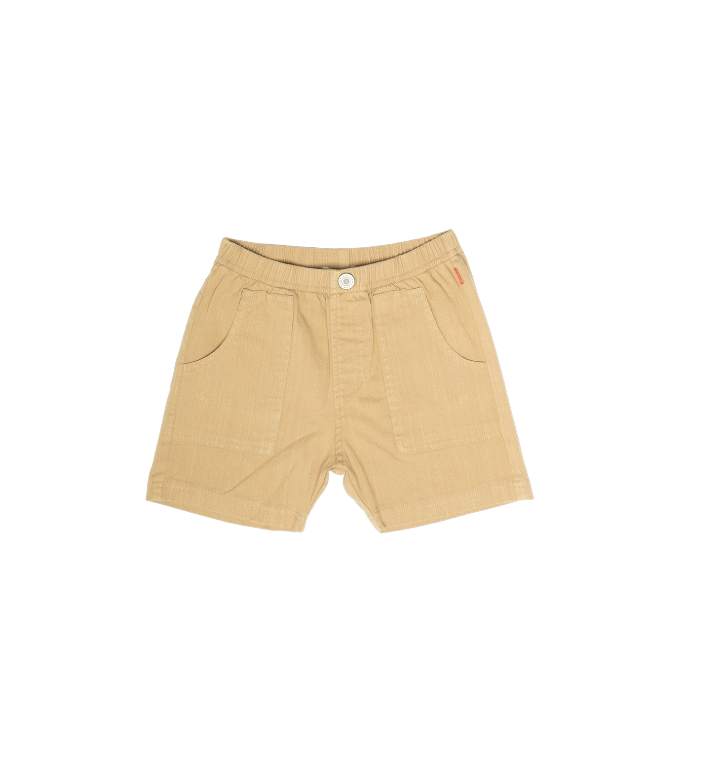 Pull-On Washed Chino Shorts - Sand