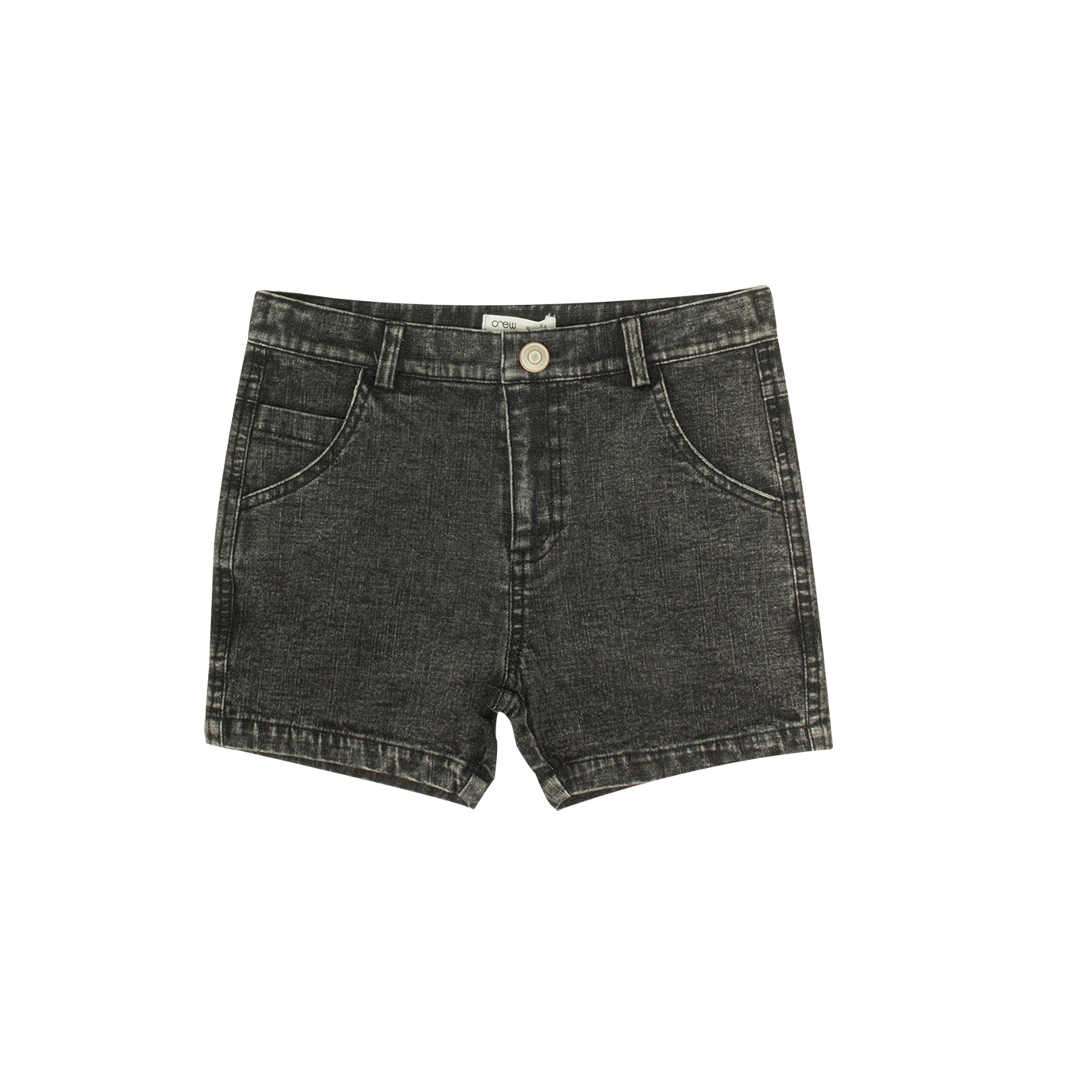 Jean Wash Shorts - Black