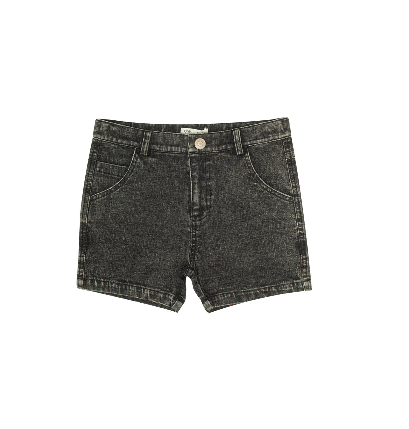 Jean Wash Shorts - Black