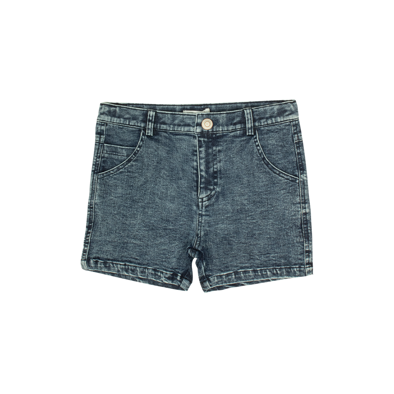 Jean Wash Shorts - Light Blue