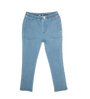 Pull-On Washed Jean Pants - Light Blue