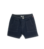 Pull-On Washed Jean Shorts - Navy