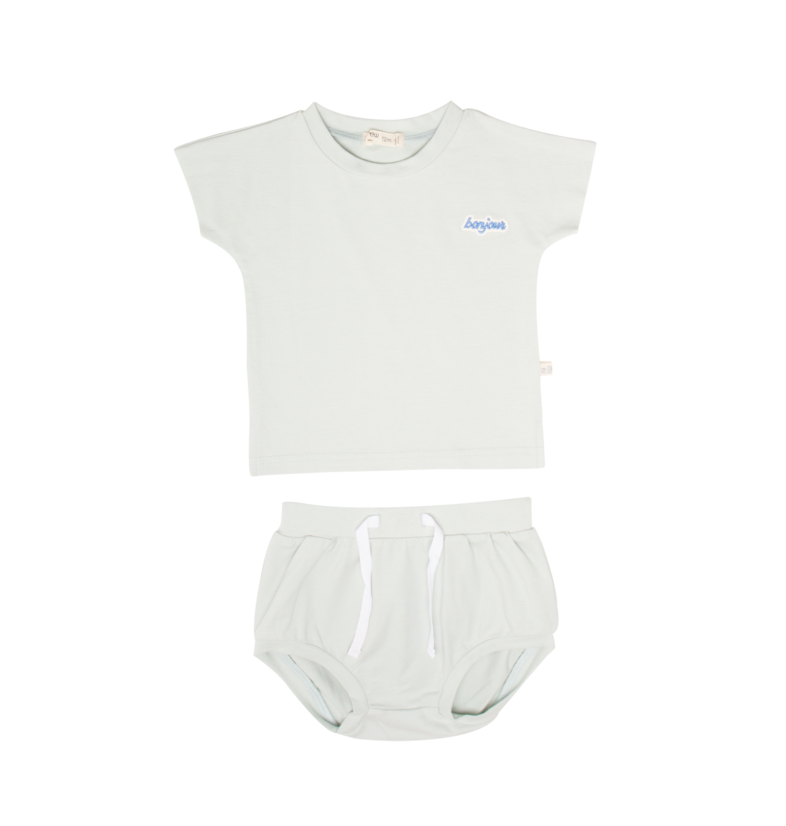 Mila Cotton Short Set - Mint