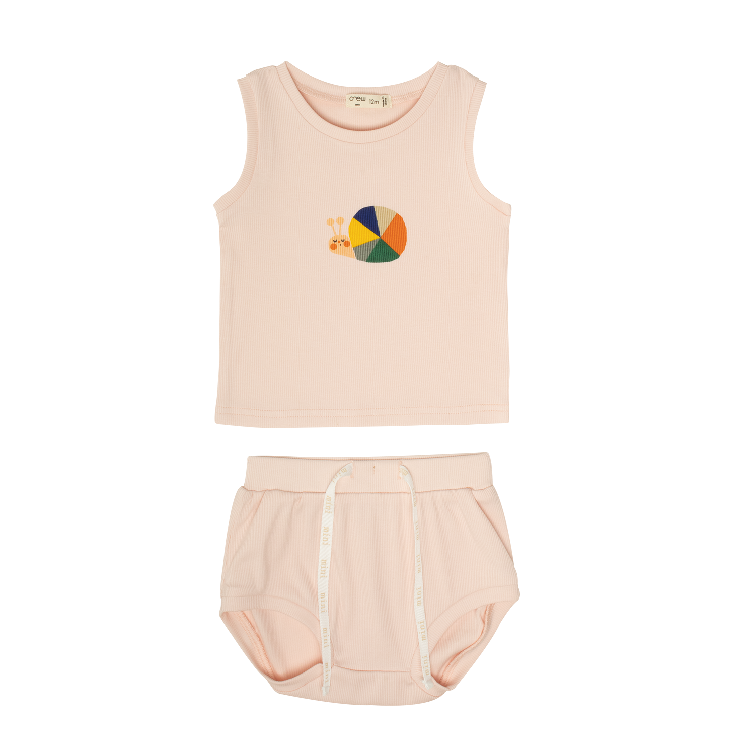 Lynn Bib Tank Set - Pink