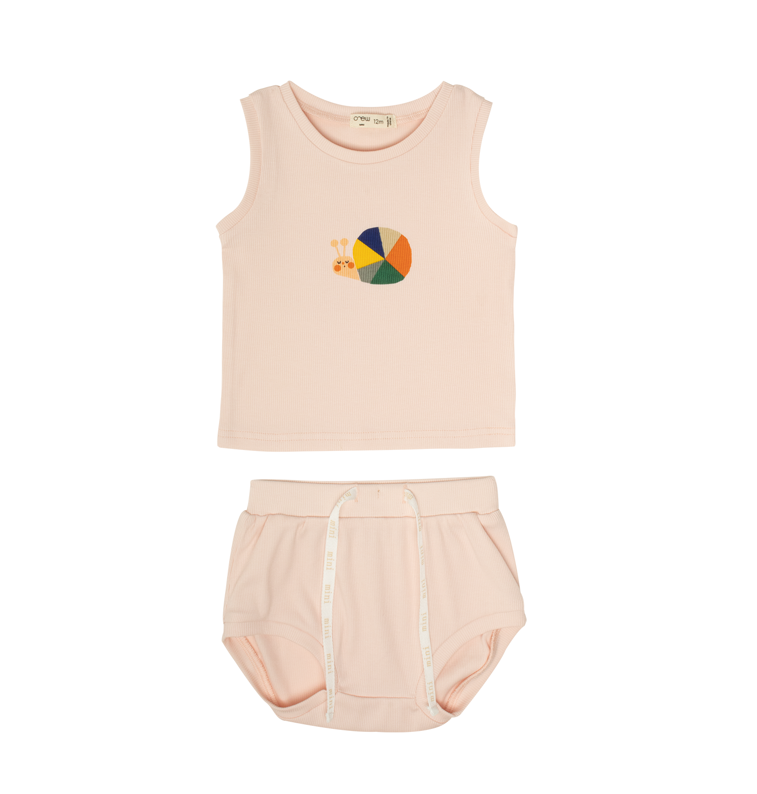 Lynn Bib Tank Set - Pink