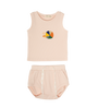 Lynn Bib Tank Set - Pink