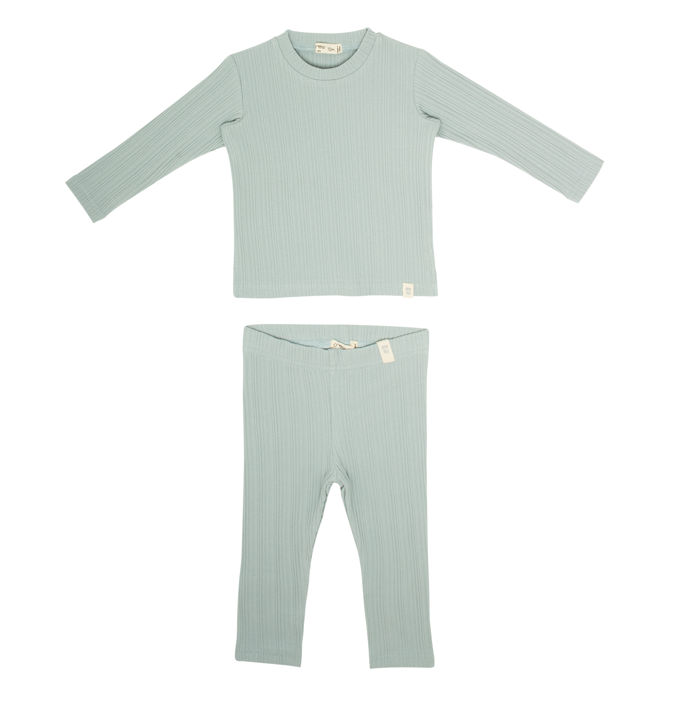 Mila Long Rib Set - Sage