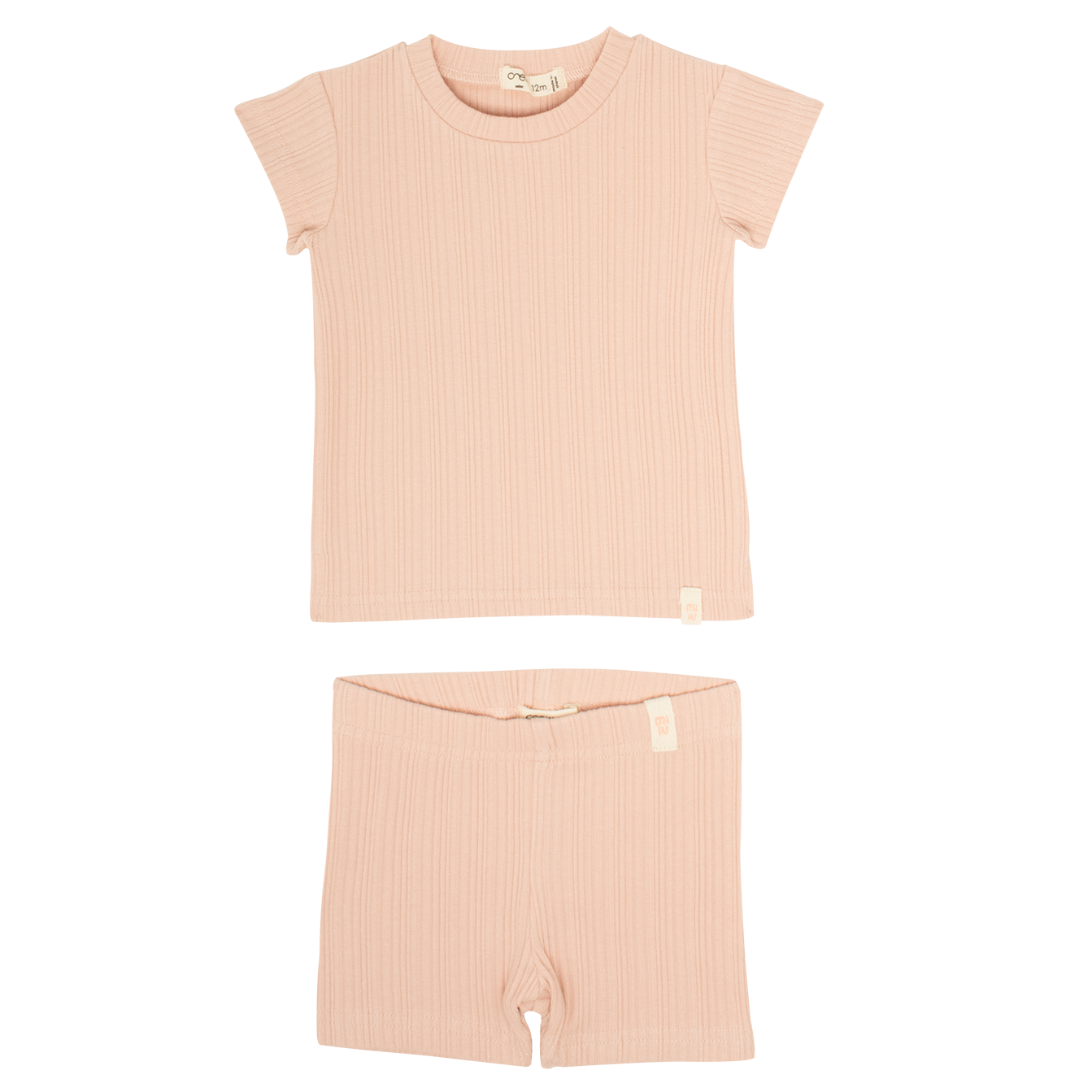 Mila Short Rib Set - Blush