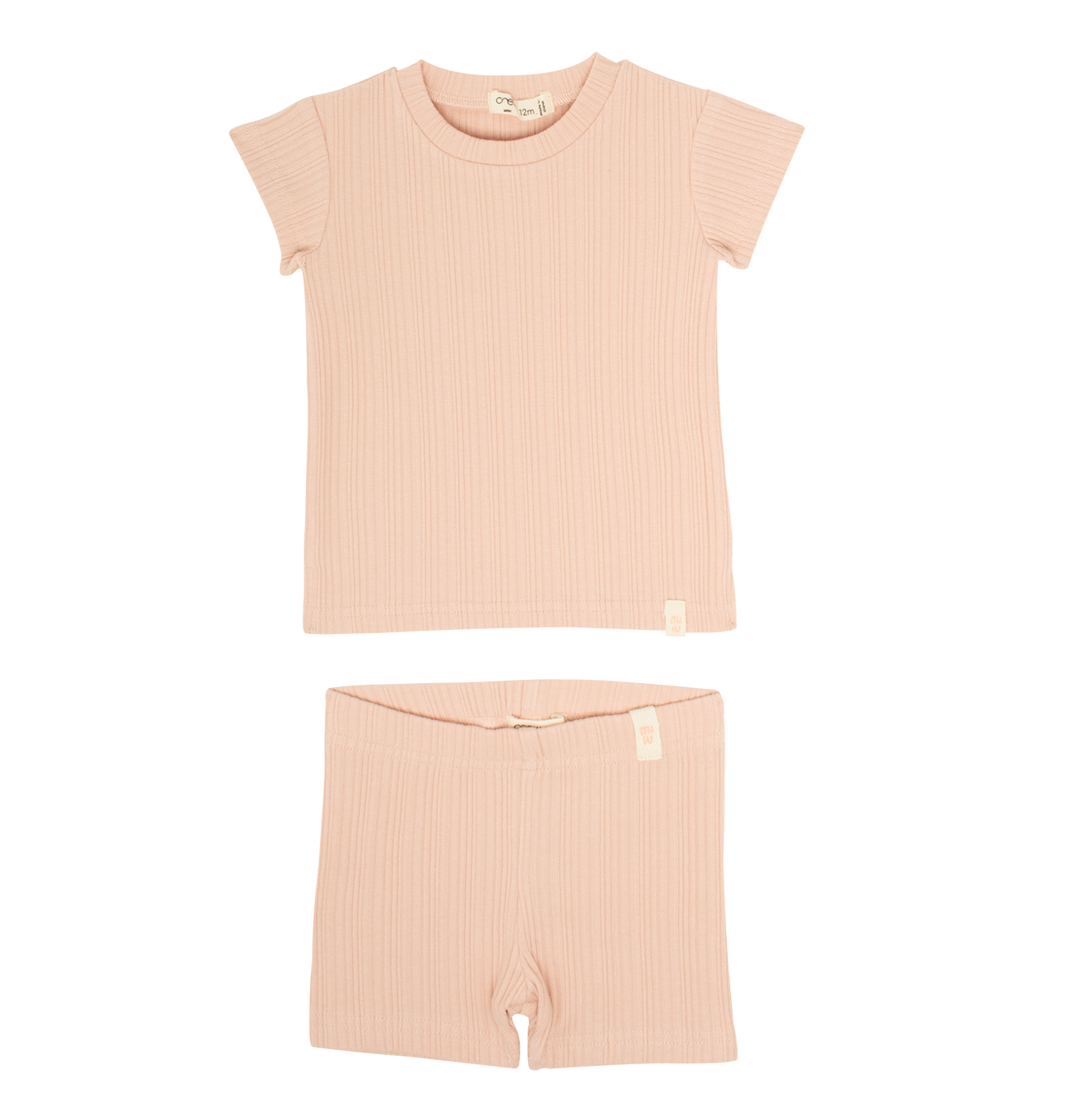 Mila Short Rib Set - Blush