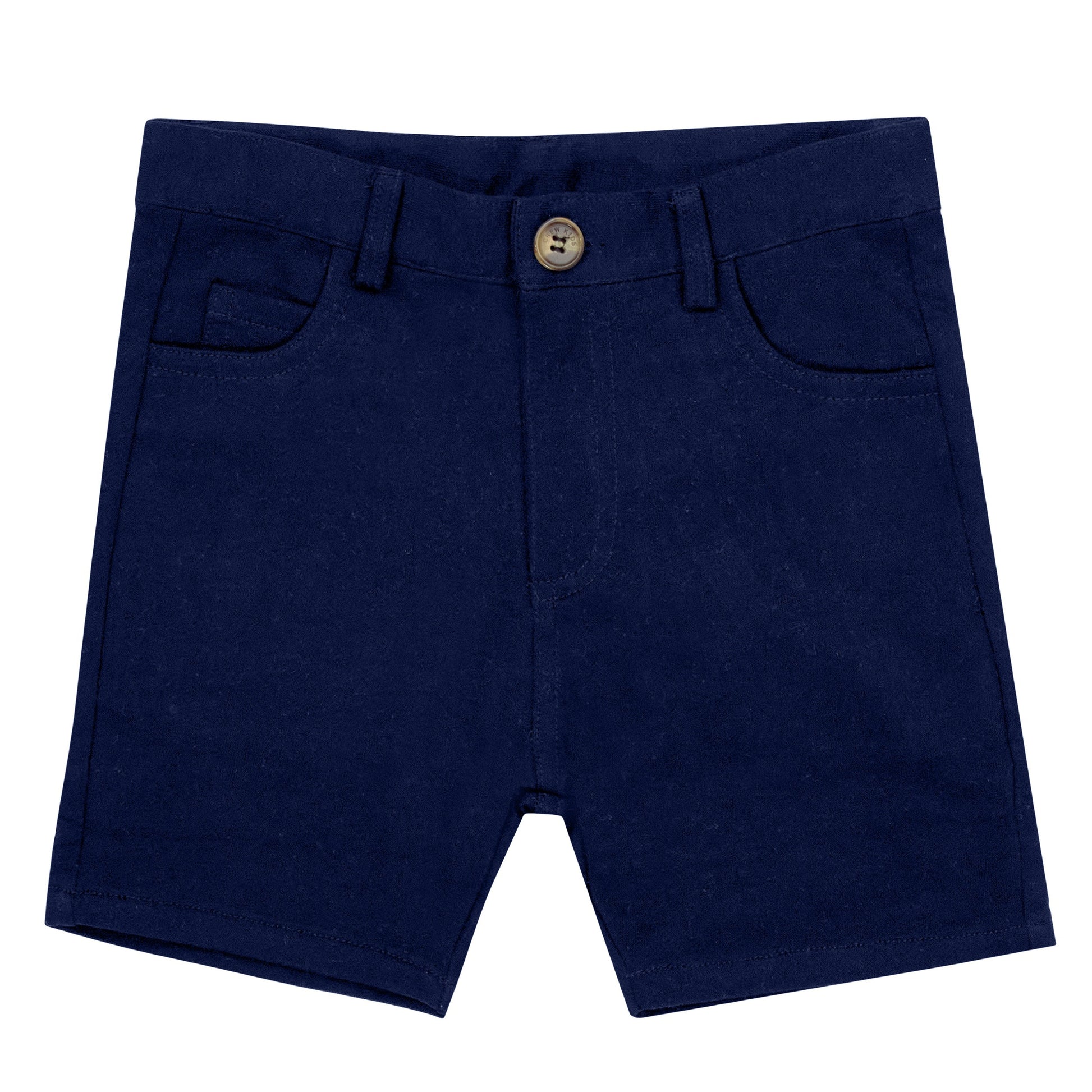 Slim Knit Shorts SS26 - Navy