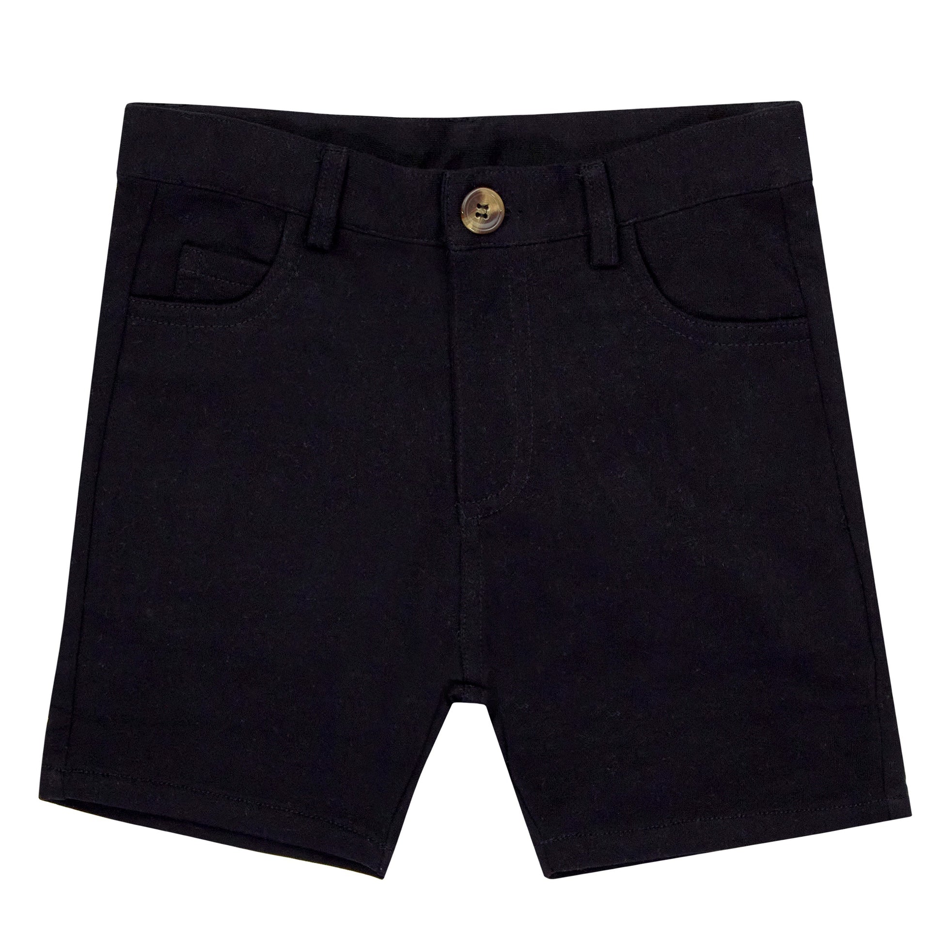Slim Knit Shorts SS26 - Black