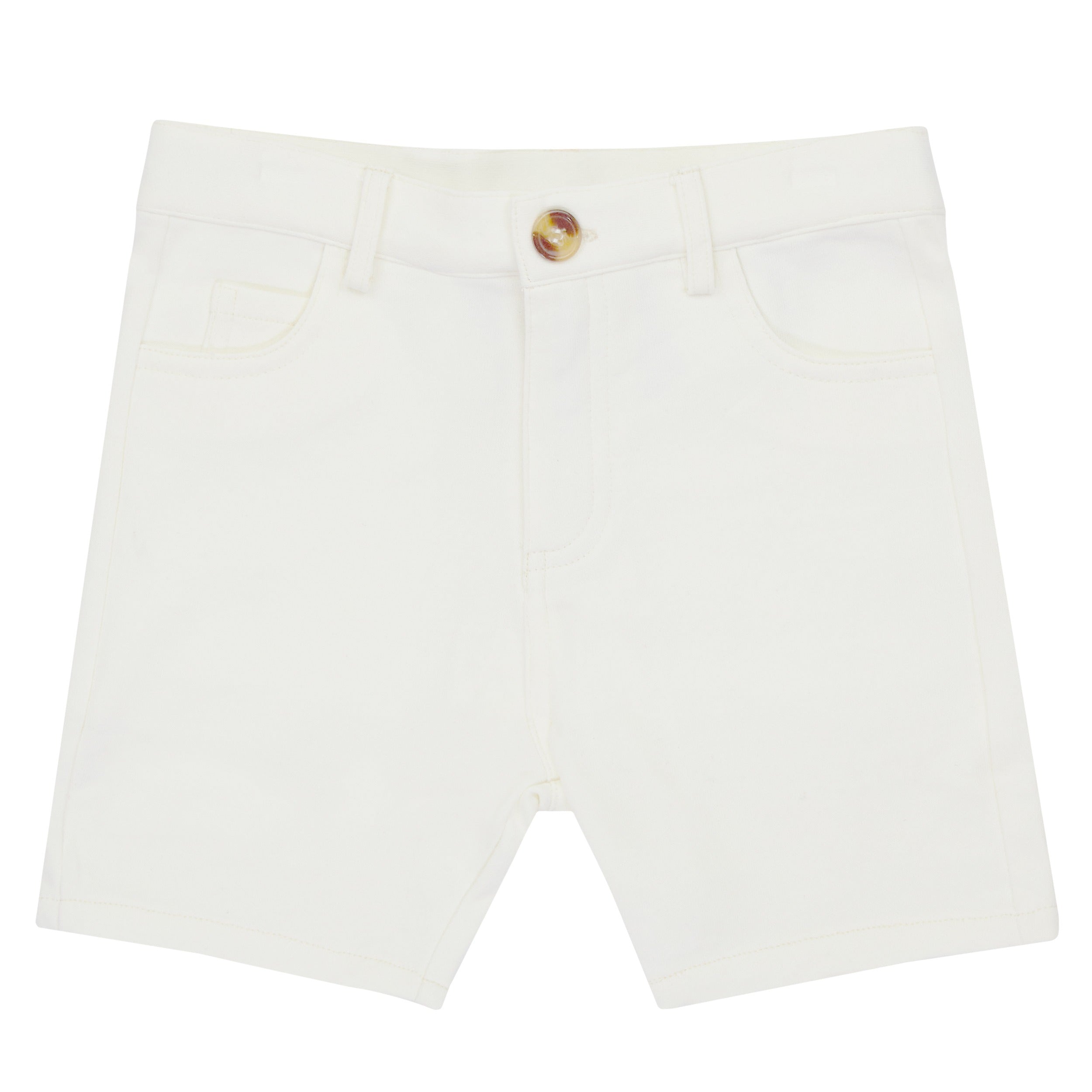 Slim Knit Shorts SS26 - Off White