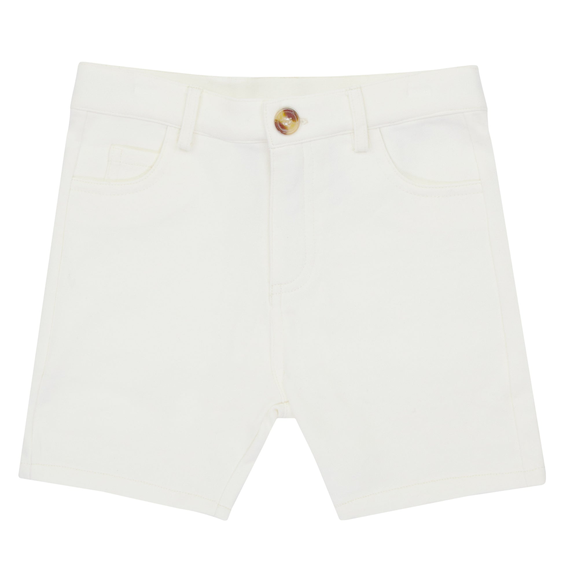 Slim Knit Shorts SS26 - Off White