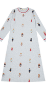 Teddy Nightgown - Grey/Red