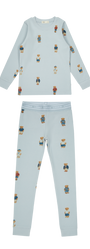 Teddy Crewneck Set - Light Blue