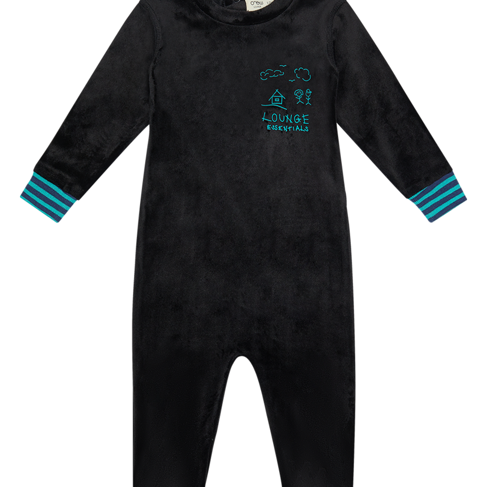 Essential Lounge Footie - Blue