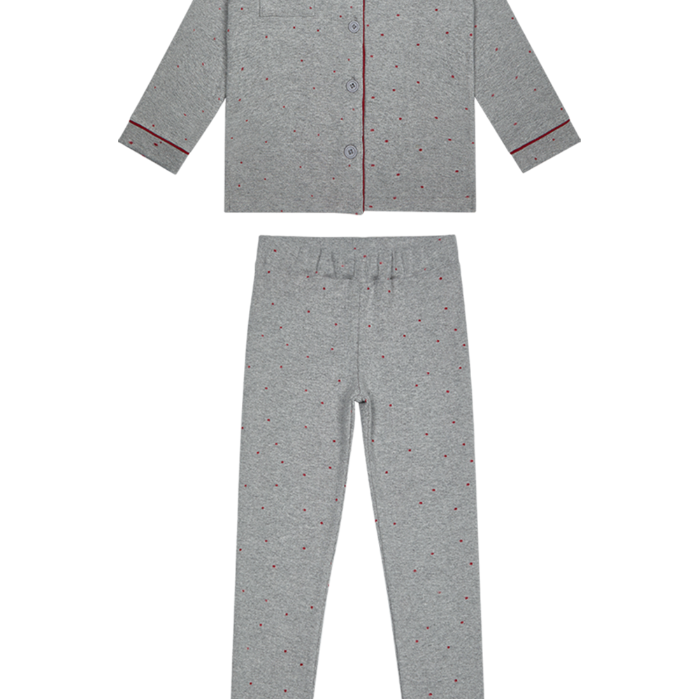 Polka Dot Lounge Set - Pink