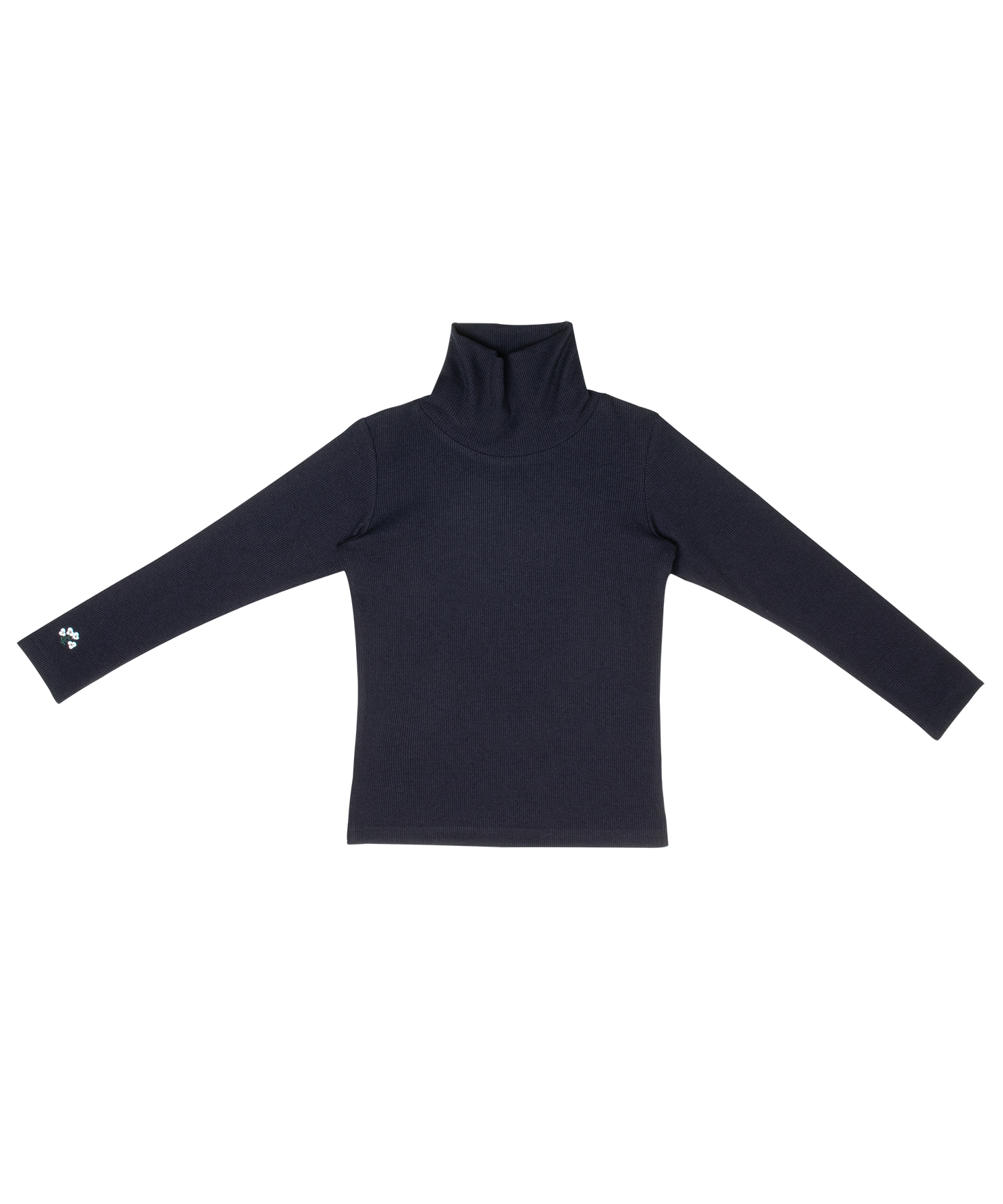 Louise Rib Turtleneck - Navy