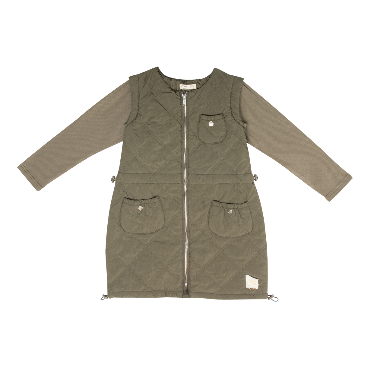 Lyla Quilted Dress - Green