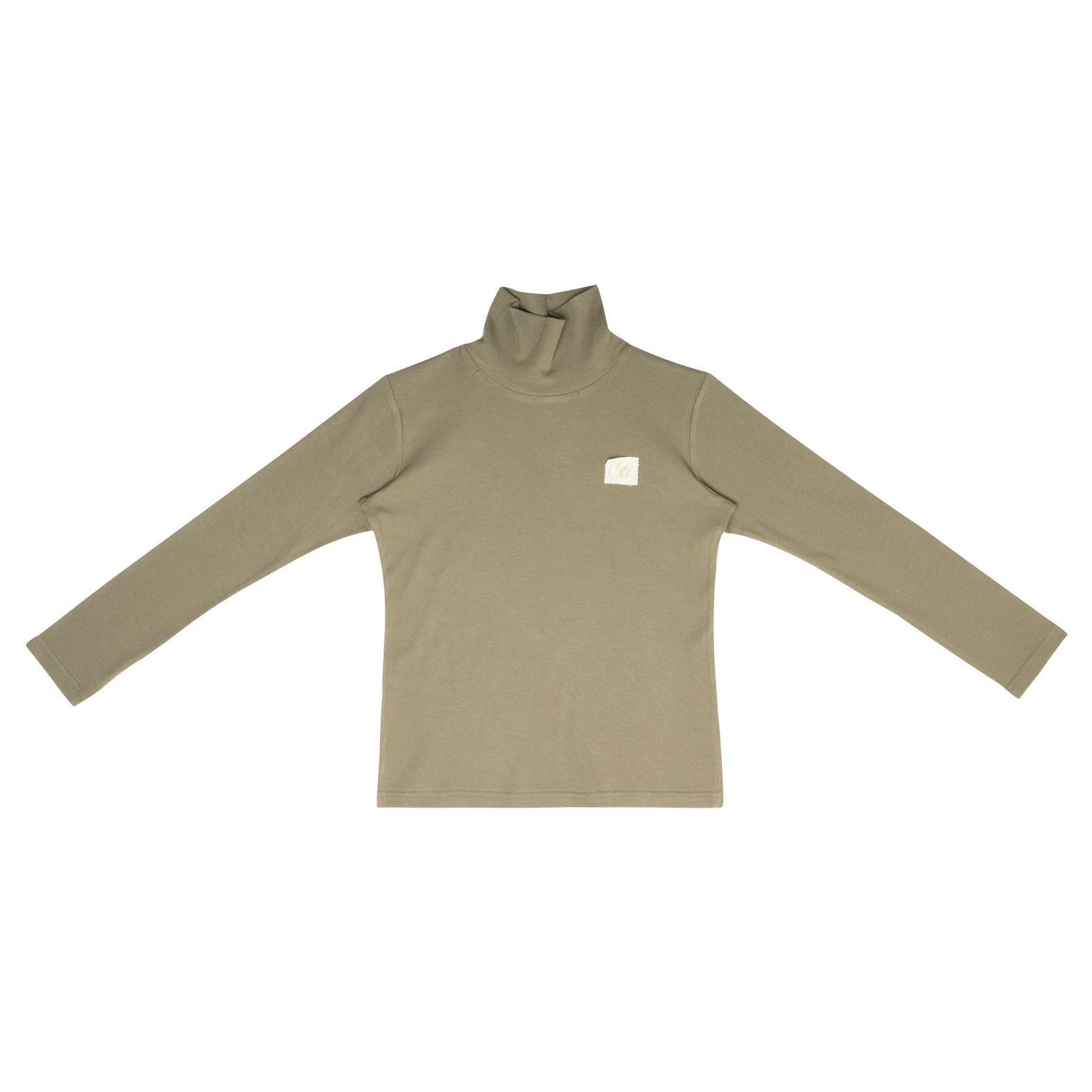 Lyla Ribbed Turtleneck - Green