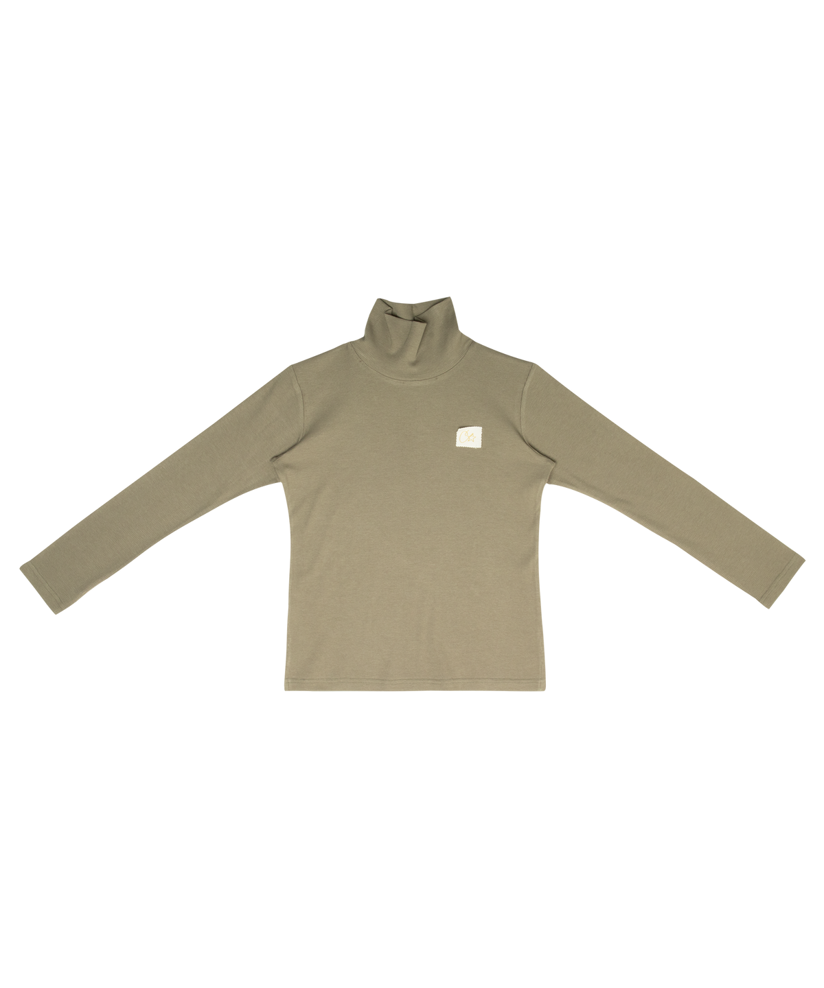 Lyla Ribbed Turtleneck - Green