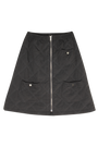 Lyla Quilted Skirt - Black