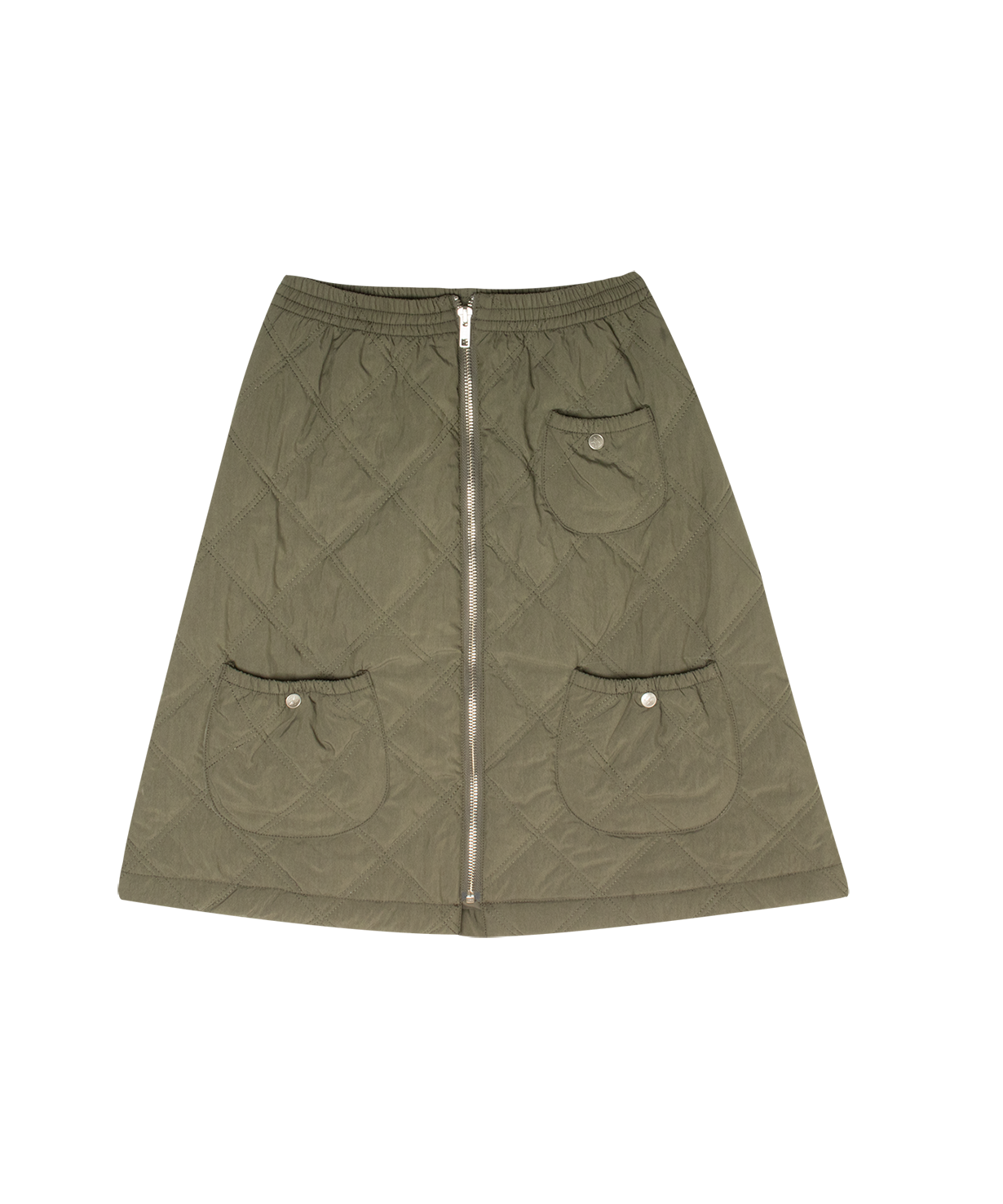 Lyla Quilted Skirt - Green
