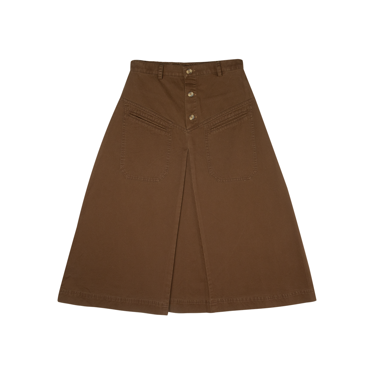 Gia Maxi Skirt - Brown