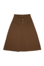 Gia Maxi Skirt - Brown