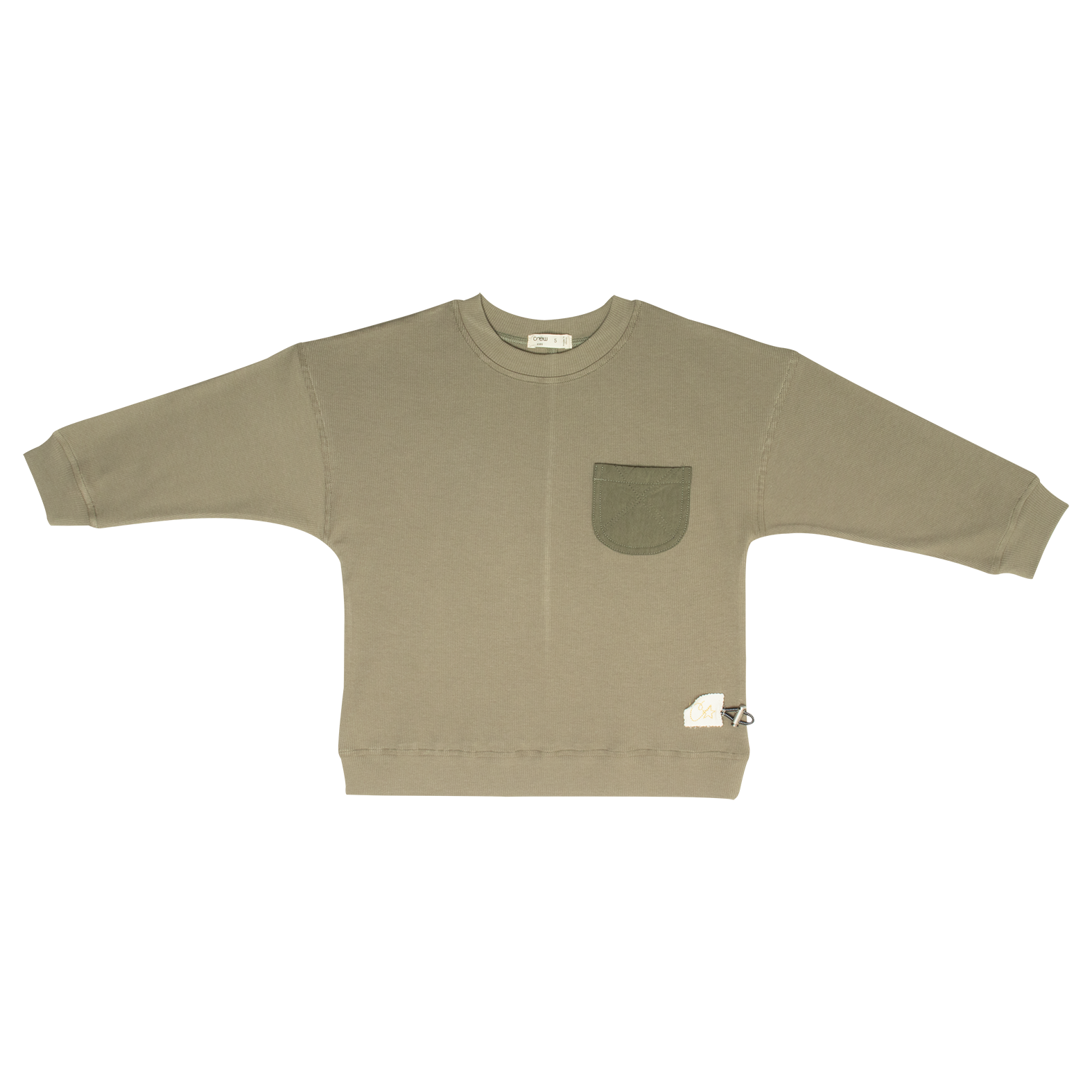 Teddi Ribbed Sweatshirt - Green