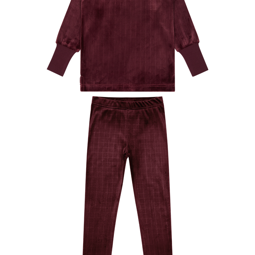 Grid Lounge Set - Berry