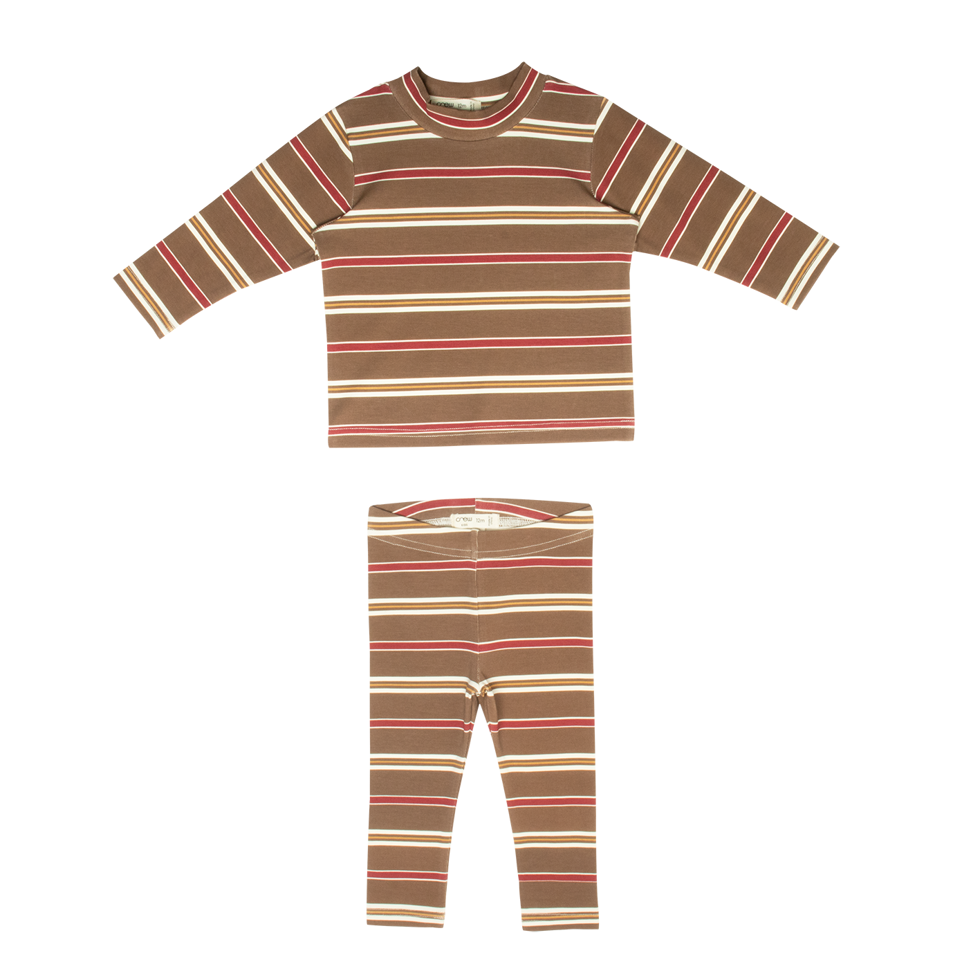 Ella Stripe Set - Tan