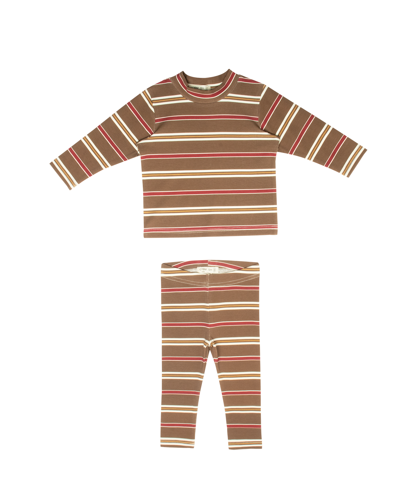 Ella Stripe Set - Tan