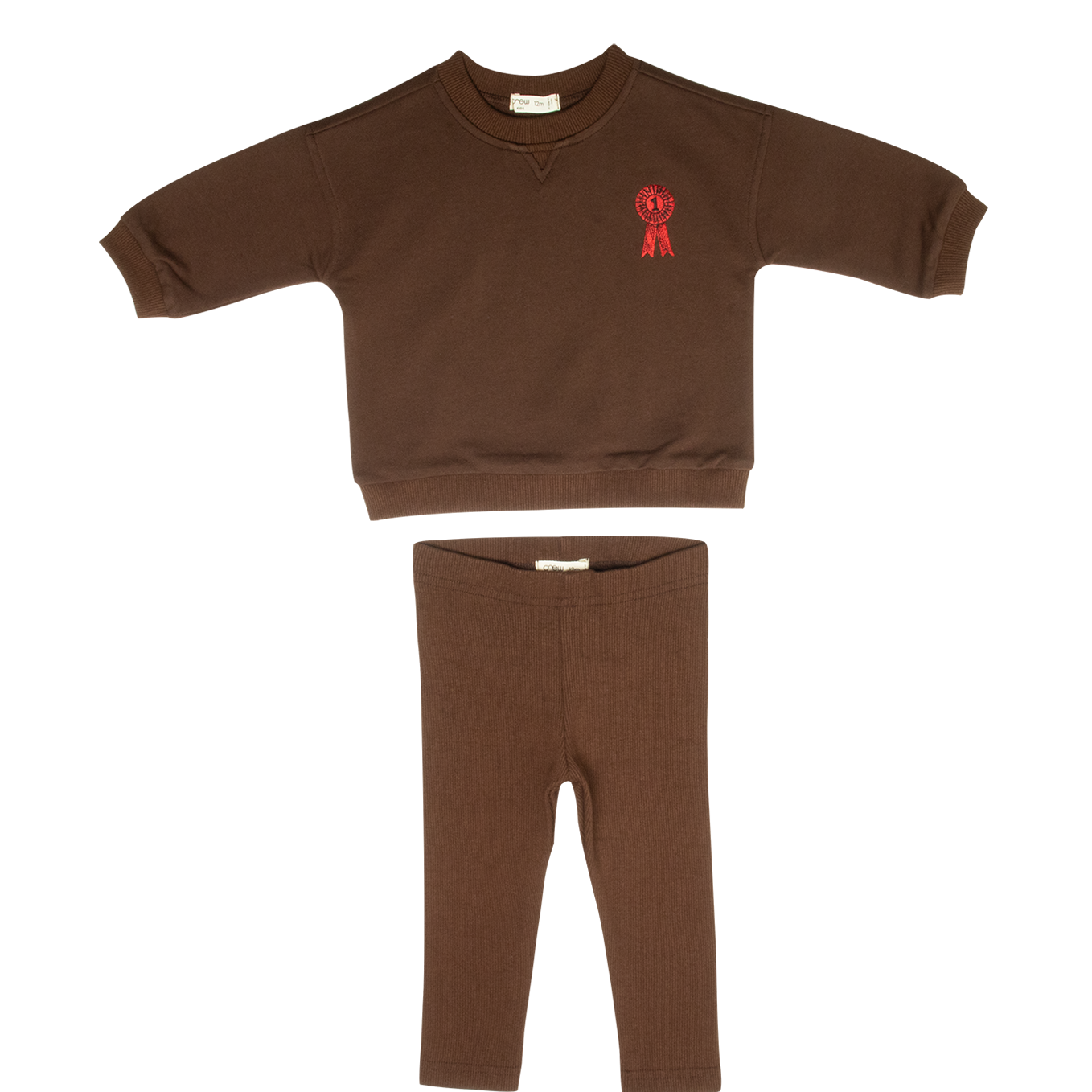 Polo Club Legging Set - Chocolate